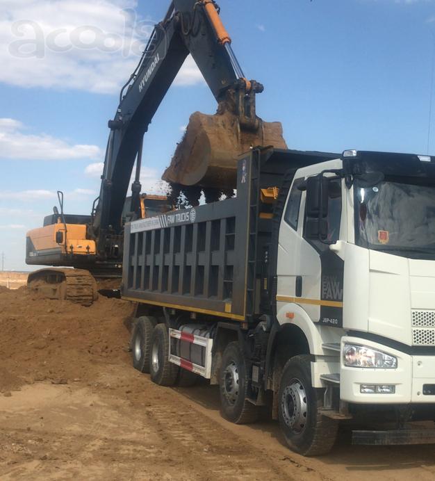 Самосвалы для перевозки песка 8*4/6*4 115